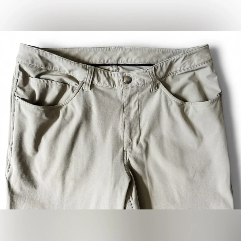 Lululemon ABC Pants Relaxed Warpstreme Men's Pants Tan - Size 32